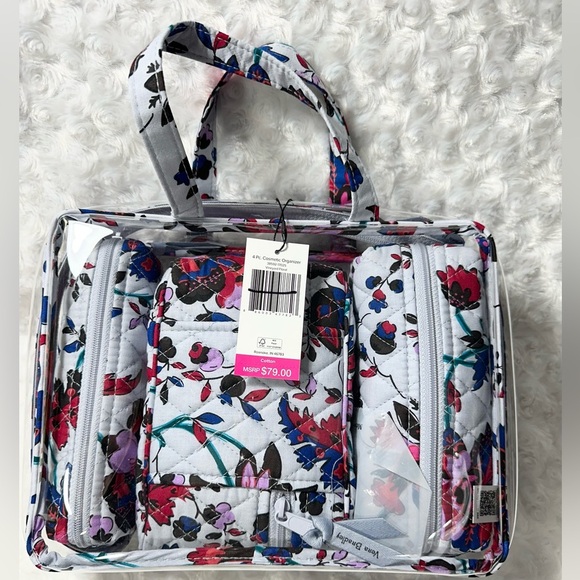 Brand New Vera Bradley 4 Piece Cosmetic Organizer Travel Set, NWT - Picture 2 of 10